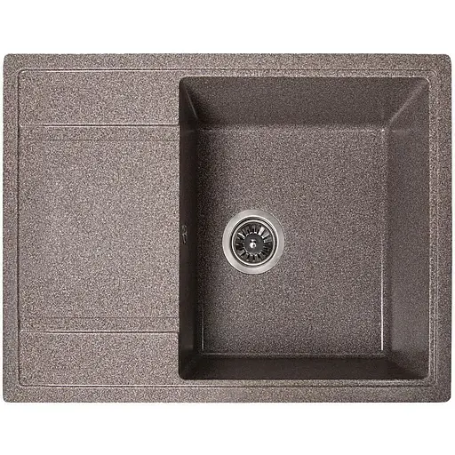 Гранітна кухонна мийка Romzha Jorum 65 Maro (801) з крилом - фото 1