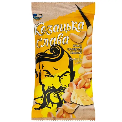 Арахіс смажений солоний Козацька Слава зі смаком сиру 100 г - фото 1