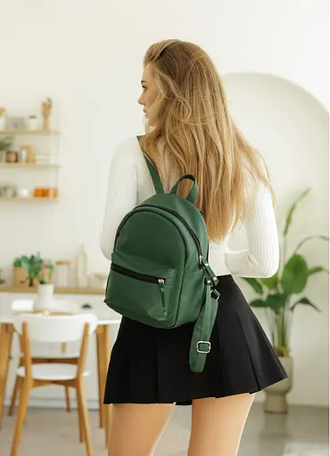 Жіночий рюкзак Sambag Talari MSH зелений 31 х 22 х 12 см (12212007e) - фото 5