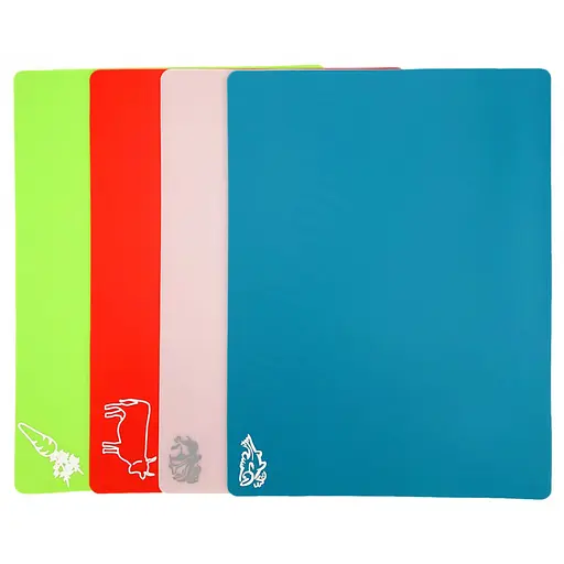 Набір кольорових гнучких кухонних дощок 4 шт. 40.6х30.5 см, Con Brio Різні кольори 86934 - фото 1