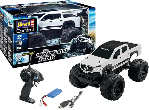 Машинка Revell Control RC Car Mercedes X-Class на управлінні 2.4 GHz білий 24465