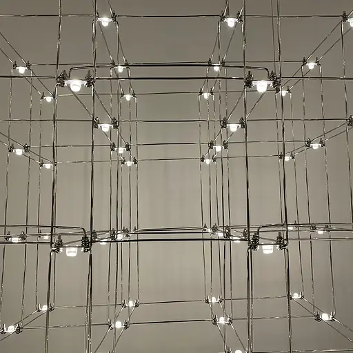 Люстра у 3-х розмірах у формі паралелепіпеда Line.F Довжина 75 см - фото 8