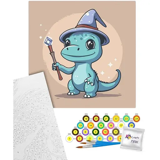 Картина за номерами Art Craft Хвостатий чаклун 30х30 см (15607-AC) - фото 1