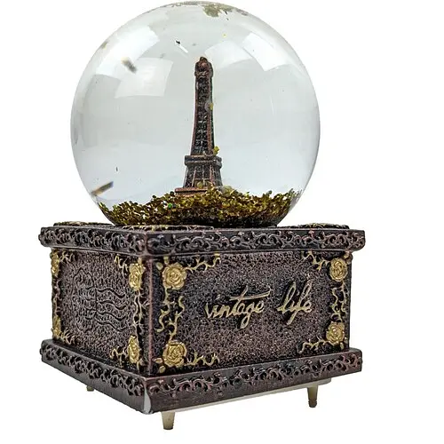 Шар Эйфелева башня музыкальный - фото 3