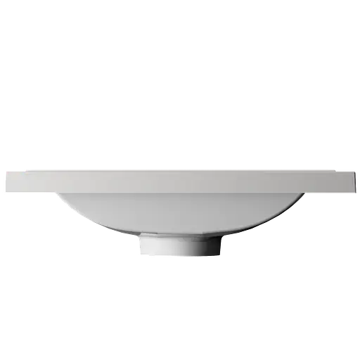 Раковина глянцева врізна Amidicon Cosmo 60 600x450 з литого каменю Cosmopolite_60_HL, Білий - фото 5