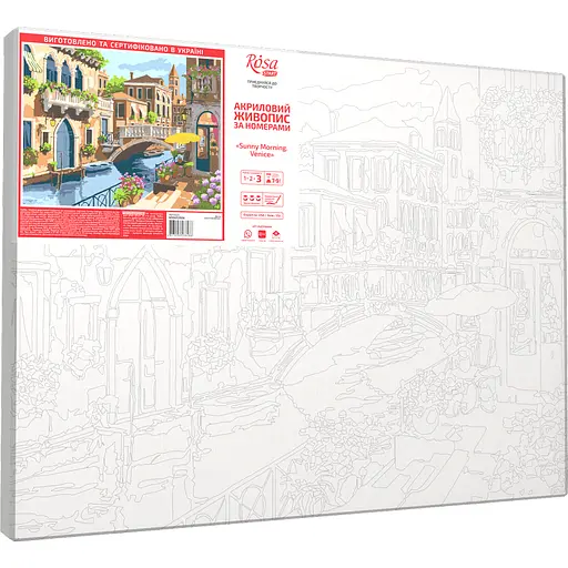 Картина за номерами Rosa Start Sunny Morning. Venice 35x45 см - фото 2