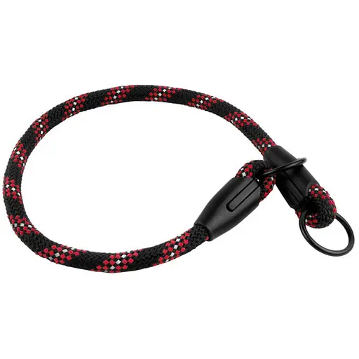 ик-зашморг для собак Barksi Active світловідбивний 46х0.9 см чорно-червоний - фото 2