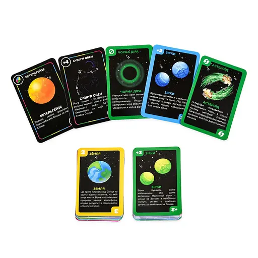 Карткова гра УНА космічна 30448 гральні картки 108 штук - фото 3