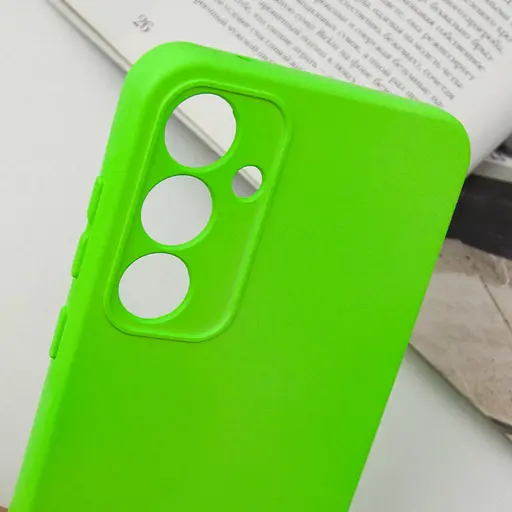 Чохол Lakshmi Silicone Cover Full Camera A для Samsung Galaxy A14 4G/5G Салатовий/Neon Green - фото 5