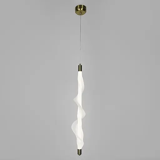 Світлодіодний світильник у латунному корпусі із білою сіткою 60 см | Арт. DE36/600 V WT | Line F - фото 1