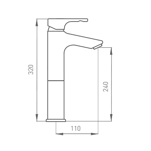 Смеситель для умывальника GRB Tender 916900 Хром - фото 2