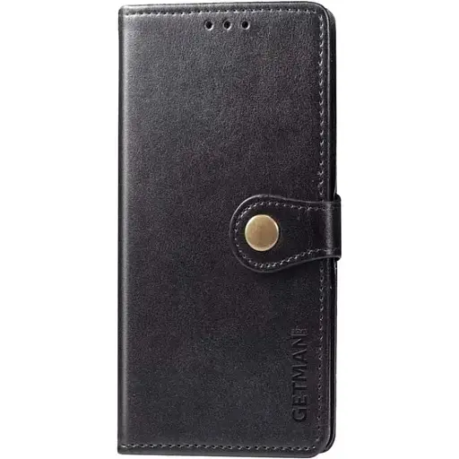 Чохол-книжка Getman Gallant (PU) для Xiaomi Redmi Note 8T шкіряний чорний - фото 1