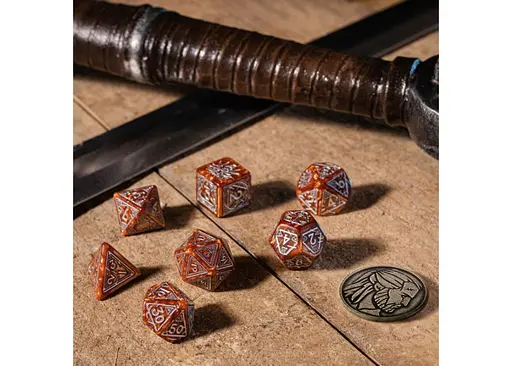 Набір кубиків The Witcher Dice Set. Geralt - The Monster Slayer , 7 шт. (SWGE02) - фото 3