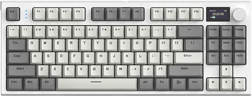 Клавиатура Attack Shark K86 RGB Retro Grey