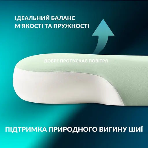 Подушка Ideia CloudTherapy ортопедична з ефектом пам'яті 65х40х10 см (8-35858*001) - фото 6