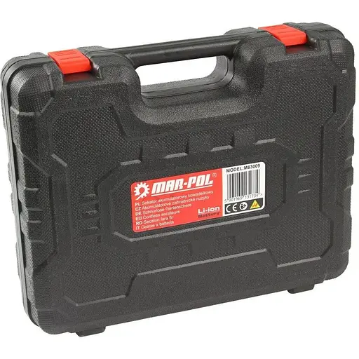 Садовые ножницы MAR-POL M83009 аккумуляторный секатор + 2 аккумулятора - фото 6