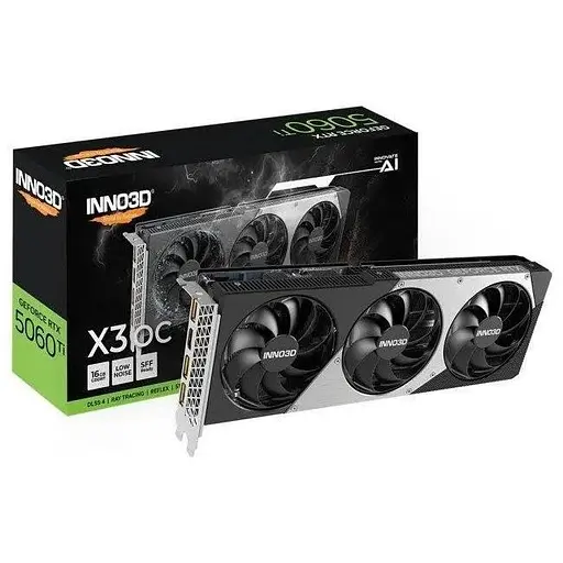 Відеокарта Inno3D GeForce RTX 5060 Ti Twin X3 16GB OC - фото 1