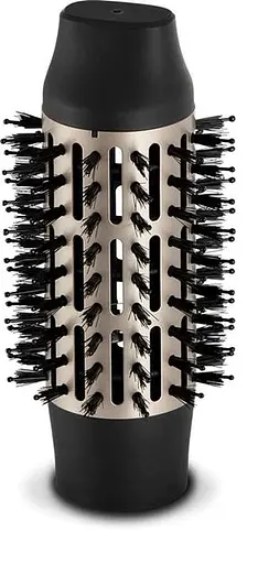 Фен-щітка Remington Blow Dry & Style Caring, 1000Вт, 2 режими, іоніз-я, хол. обдув, чохол, кераміка, чорно-золотий - фото 5