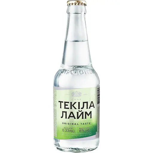 Напій слабоалкогольний Оболонь Текіла Лайм 8% 0.33 л