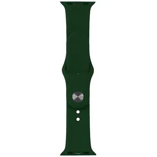 Ремешок Apple Watch Silicone 42/44/45/46/49 мм Зеленый L - фото 1