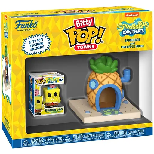 Набор фигурок Bitty Pop! Town серии Губка Боб Квадратные Штаны – Губка Боб и его дом (83638) - фото 2