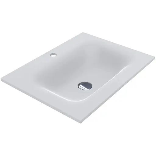 Умивальник Miraggio Jessel 600 matt 0000747, Білий матовий - фото 1