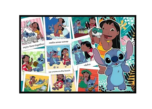 Пазли "Stitch. Щасливе життя Стіча", 13334 Trefl, 2х200 елементів (5900511133349) - фото 3