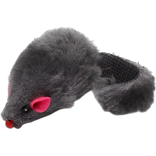 Іграшка для котів Fox Миша сіра 7.5 см - фото 1