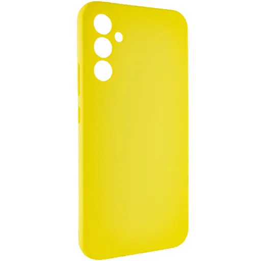 Чехол Lakshmi Silicone Cover Full Camera (AAA) для Samsung Galaxy S24 Желтый / Yellow - фото 2