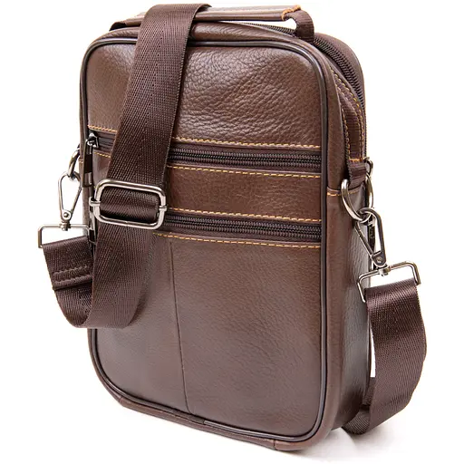 Чоловік шкіряний месенджер Vintage 20х25х6 см sum0013974 - фото 2