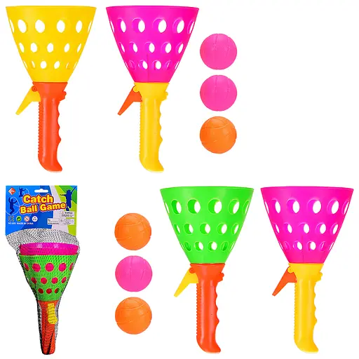 Гра пастка CEL1203047 2 ракетки, 3 м'ячики, в сітці (6980222289398) МІКС - фото 1