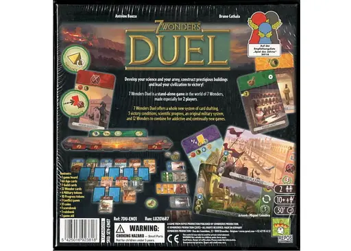 Настольная игра Ігромаг 7 Чудес: Дуэль (7 Wonders: Duel) (укр.) (92384) - фото 2