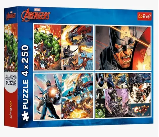 Пазли "Героічні дні", 13309 Trefl, 4х250 елементів (5900511133097) - фото 1