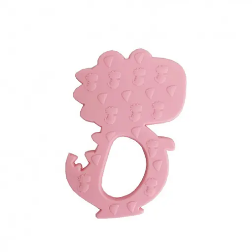 Силіконовий прорізувач "Діно" MGZ-0415(Pink) - фото 2