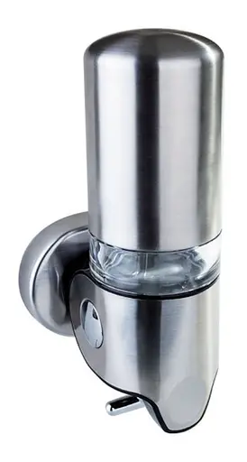 Дозатор для рідкого мила Bemeta Hotel нержавіюча сталь мат 151109015, Нержавіюча сталь - фото 1