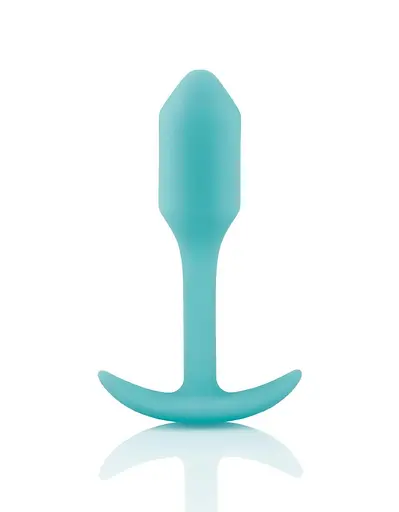 Анальна пробка B-Vibe Snug Plug 18.6 см (м'ятний) - фото 2