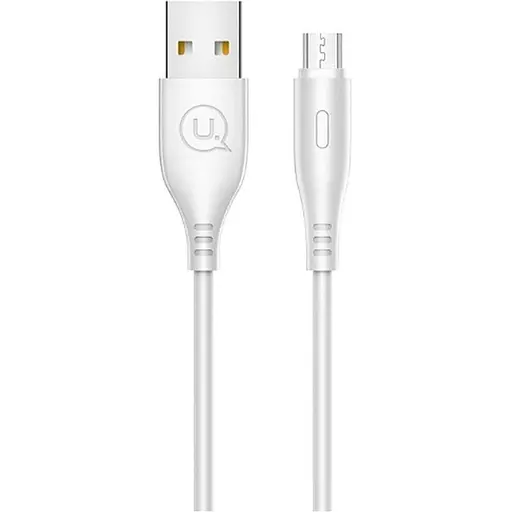 Кабель Usams U18 Round USB-A to Micro-USB 2A 1m White [138959]