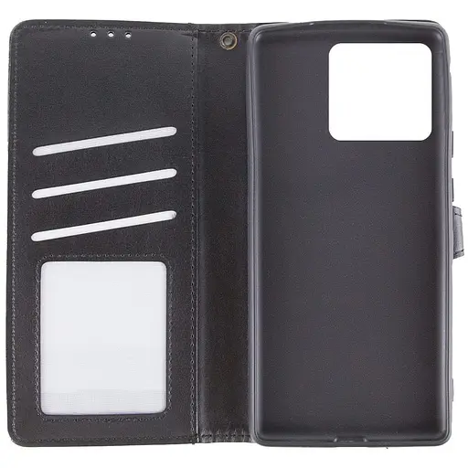 Кожаный чехол-книжка Getman Gallant PU для ZTE Blade A55 4G Черный - фото 6