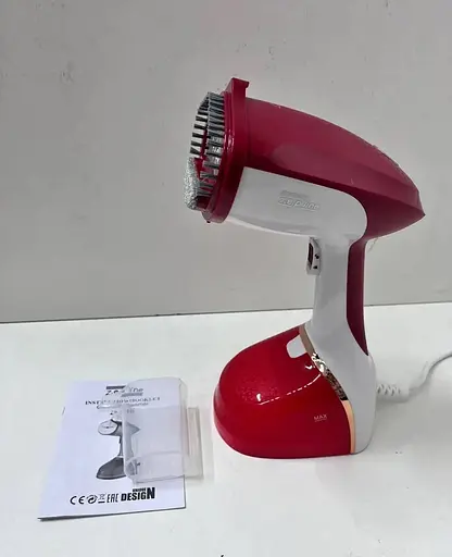 Ручний вертикальний відпарювач Zepline ZP-206 з керамічним покриттям 3000 Вт для одягу 4500 мл Червоний - фото 4