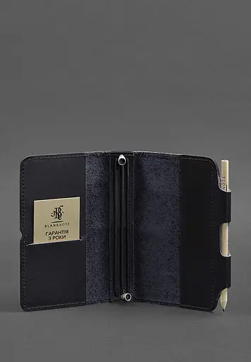 Шкіряний блокнот (Софт-бук) 3.0 синій Краст - фото 4