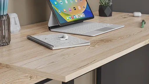 Комп'ютерний стіл Ferrum-decor Коді 75x120x60 чорний ДСП Дуб Сан-Марино 16мм (FRD-103744) - фото 3