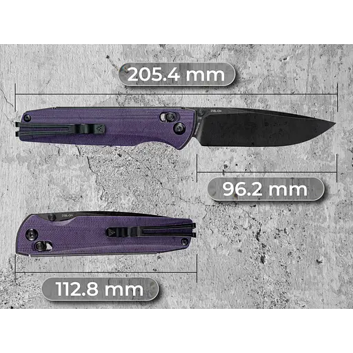 Нож складной SRM Terrier 258L-GN, фиолетовый - фото 18
