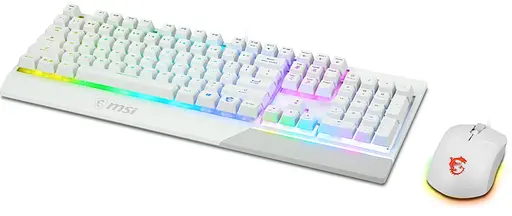 Комплект клавіатура і мишка MSI Vigor GK-30 COMBO UA USB White - фото 7