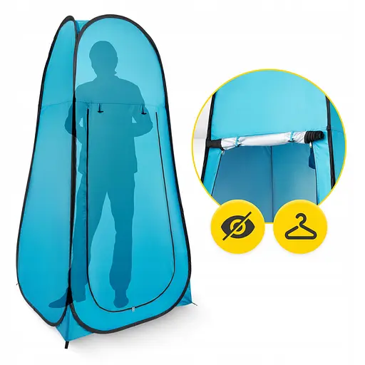 Намет туалет-душ, переодягальня Mountain Goat Pop-Up 200 x 110 x 110 см саморозкладний Sky Blue (P-5905973401456) - фото 6