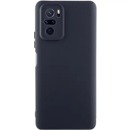 Чехол Silicone Cover Lakshmi Full Camera (AAA) для Xiaomi Redmi Note 10/Note 10s/Poco M5s Черный/Black