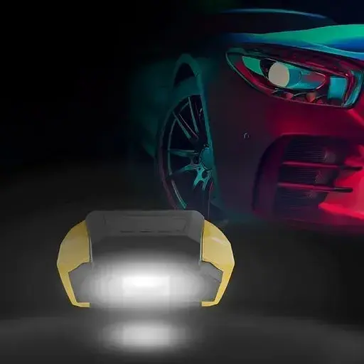Автокомпрессор Gemix Model G black/yellow поршневой с сумкой цифровой манометр функция Autostop фонарик 35 л/мин - фото 7