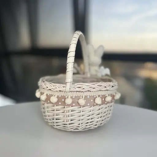 Пасхальная корзина 15х15х18см hand-made 2 MIS LT - фото 2