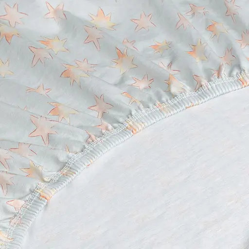 Простирадло дитяче на резинці Home Line Зірки на зеленому 60х120 см (196956) - фото 3