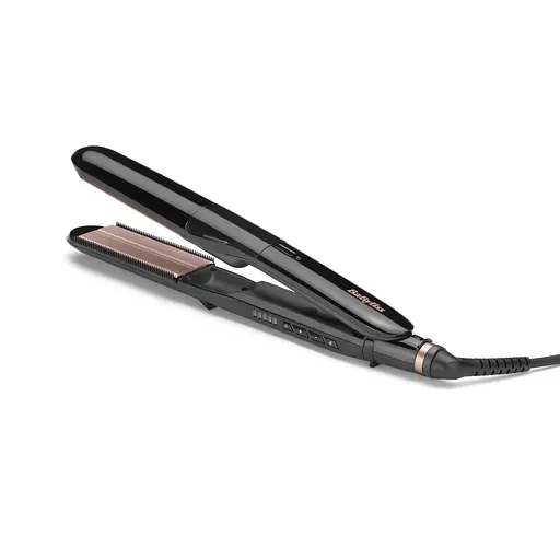 Выпрямитель BaByliss Steam Smoth, температурных режимов 5, 150-230C, с паром, термо коврик, керамика, черный - фото 3