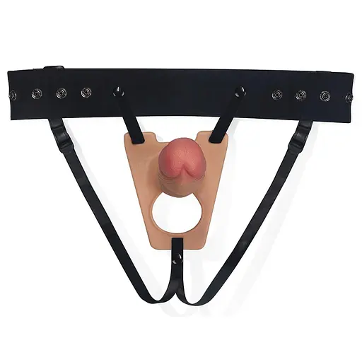 Страпон полый LoveToy Unisex Hollow Strap-On Rodeo G 20.3 см телесный - фото 2